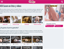 Tablet Screenshot of chaty.es